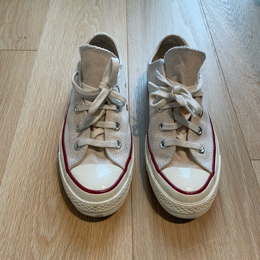 White low top Chuck Taylor Converse